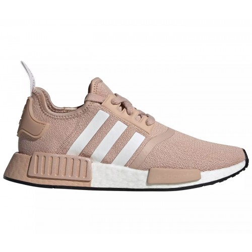 Кроссы adidas NMD R1 Ash Pearl White (W) - женская сетка размеров