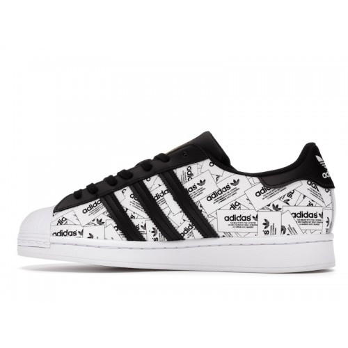 adidas Superstar Reflective All-Over Print - мужская сетка размеров