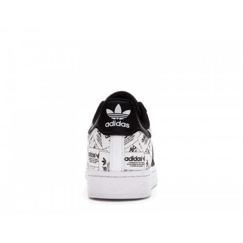 adidas Superstar Reflective All-Over Print - мужская сетка размеров