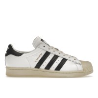 Кроссовки adidas Superstar White Black Aged Sole