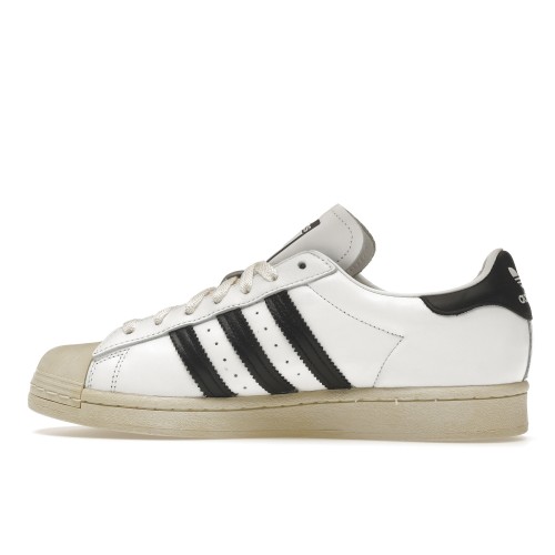 Кроссы adidas Superstar White Black Aged Sole - мужская сетка размеров