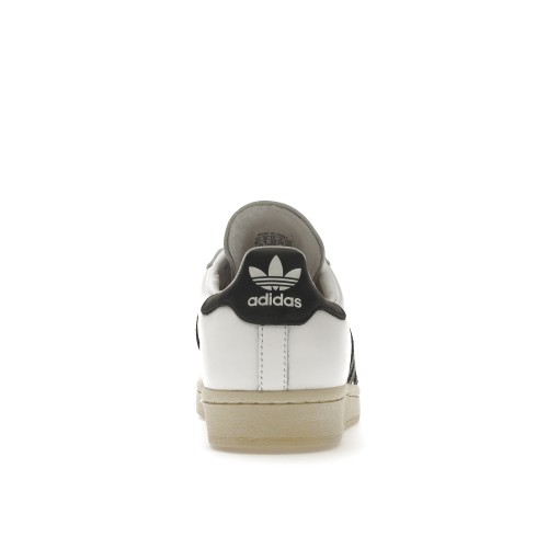 Кроссы adidas Superstar White Black Aged Sole - мужская сетка размеров