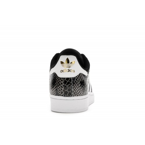 Кроссы adidas Superstar Core Black Cloud White (W) - женская сетка размеров