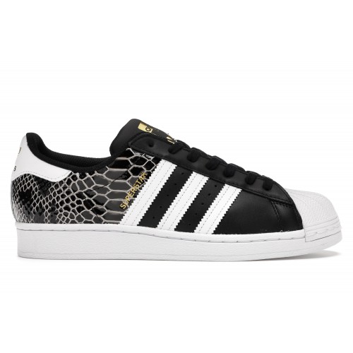 Кроссы adidas Superstar Core Black Cloud White (W) - женская сетка размеров