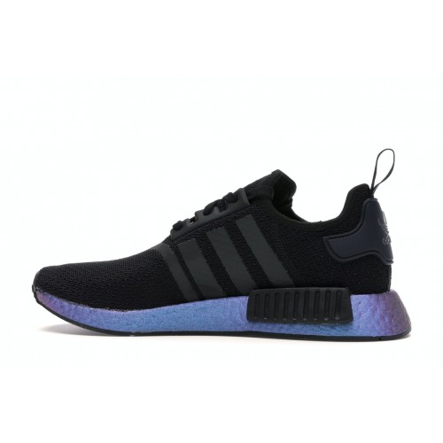 Кроссы adidas NMD R1 Goodbye Gravity Black - мужская сетка размеров