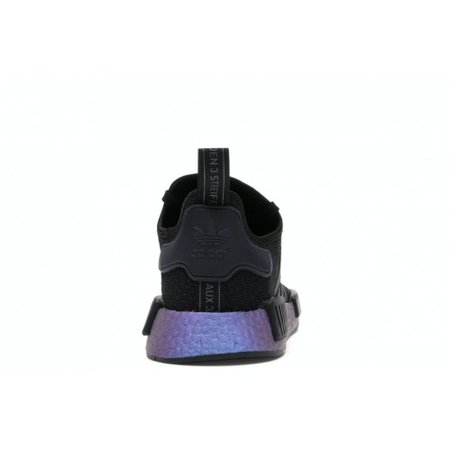 Кроссы adidas NMD R1 Goodbye Gravity Black - мужская сетка размеров