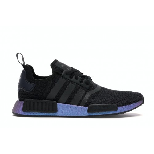 Кроссы adidas NMD R1 Goodbye Gravity Black - мужская сетка размеров