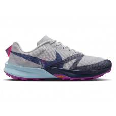 Nike ReactX Terra Kiger 10 Platinum Sapphire Glacier Blue Navy