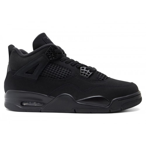 Air Jordan 4 Retro Black Cat 2025 - мужская сетка размеров