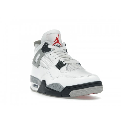 Кроссы Jordan 4 Retro White Cement (2025) - мужская сетка размеров