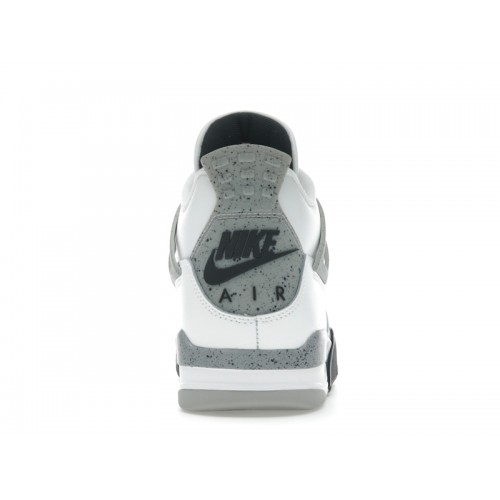 Кроссы Jordan 4 Retro White Cement (2025) - мужская сетка размеров