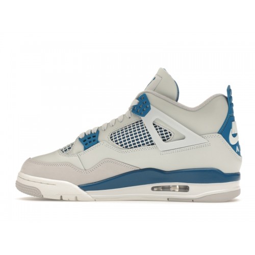 Кроссы Jordan 4 Retro Military Blue (2024) - мужская сетка размеров