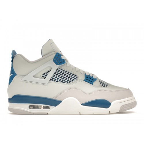 Кроссы Jordan 4 Retro Military Blue (2024) - мужская сетка размеров