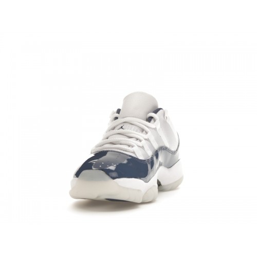 Кроссы Jordan 11 Retro Low Diffused Blue - мужская сетка размеров