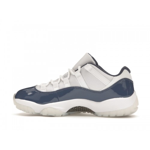Кроссы Jordan 11 Retro Low Diffused Blue - мужская сетка размеров