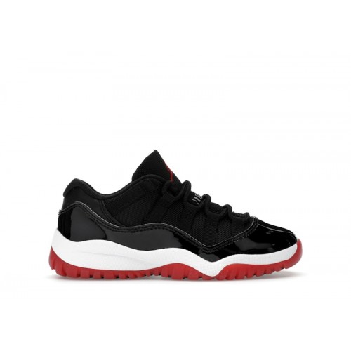 Air Jordan 11 Retro Low PS Bred 2025 - детская сетка размеров