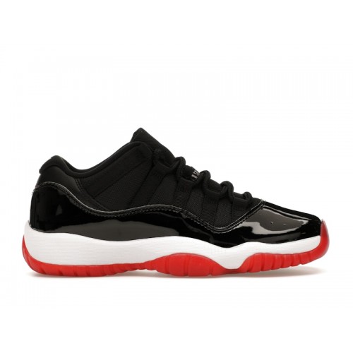 Кроссы Jordan 11 Retro Low Bred (GS) (2025) - подростковая сетка размеров