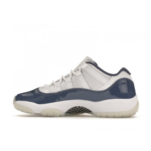 Кроссы Jordan 11 Retro Low Diffused Blue (GS) - подростковая сетка размеров