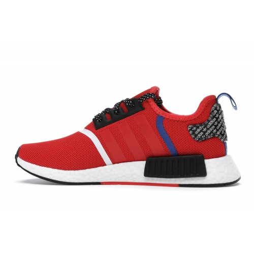 Кроссы adidas NMD R1 Transmission Pack Active Red - мужская сетка размеров