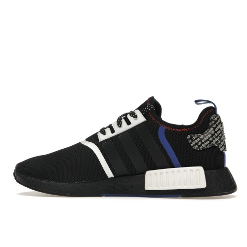 Кроссы adidas NMD R1 Transmission Pack Core Black - мужская сетка размеров