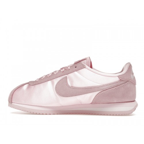 Кроссы Nike Cortez Textile Satin Soft Pink (W) - женская сетка размеров