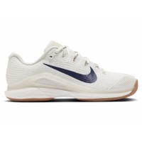 Женские кроссовки Nike Court Air Zoom Vapor 12 HC Summit White Phantom Gum Medium Brown Binary Blue (W)
