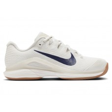 Женские кроссовки Nike Court Air Zoom Vapor 12 HC Summit White Phantom Gum Medium Brown Binary Blue (W)