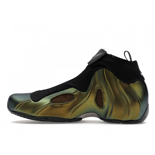 Кроссы Nike Air Flightposite Metallic Gold (2024) - мужская сетка размеров