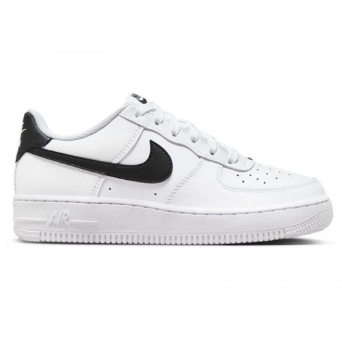 Nike Air Force 1 Low White Black (2024) (GS) - подростковая сетка размеров