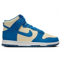 Женские кроссовки Nike Dunk High Next Nature Light Khaki Star Blue (W)