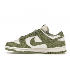 Женские кроссовки Nike Dunk Low Safari Oil Green (W)