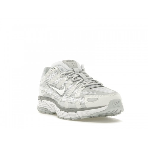 Кроссы Nike P-6000 Summit White Pure Platinum (W) - женская сетка размеров