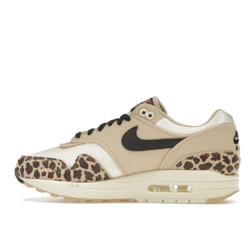 Кроссы Nike Air Max 1 87 Sesame Leopard (W) - женская сетка размеров