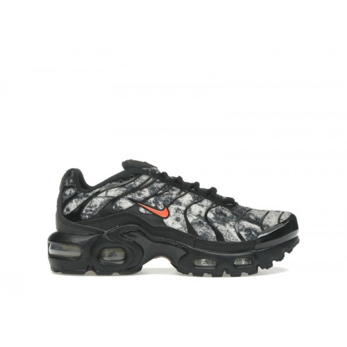 Nike Air Max Plus GS Black Orange Camo - подростковая сетка размеров