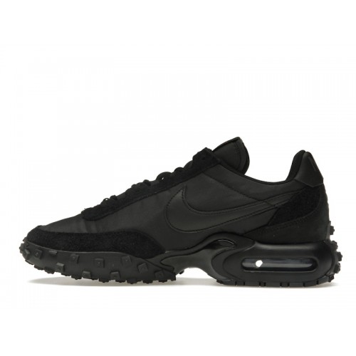 Кроссы Nike Air Max Waffle Racer SP Black Anthracite - мужская сетка размеров