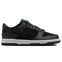 Подростковые кроссовки Nike Dunk Low Black Croc (GS)