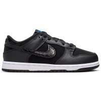 Детские кроссовки Nike Dunk Low SE Black Croc (PS)