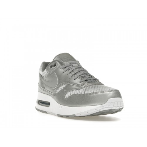 Кроссы Nike Air Max 1 86 Metallic Silver Cool Grey - мужская сетка размеров