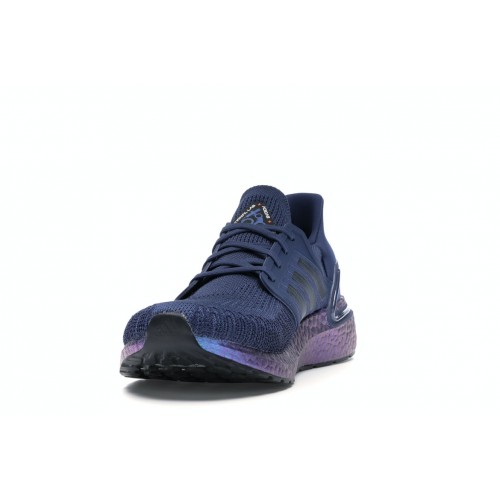 Кроссы adidas Ultra Boost 2020 ISS US National Lab Tech Indigo - мужская сетка размеров