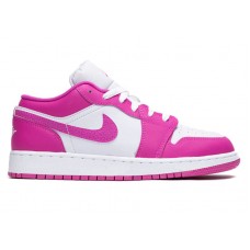Подростковые кроссовки Jordan 1 Low Fire Pink (GS)