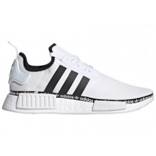 Кроссовки adidas NMD R1 Cloud White Logo Strip