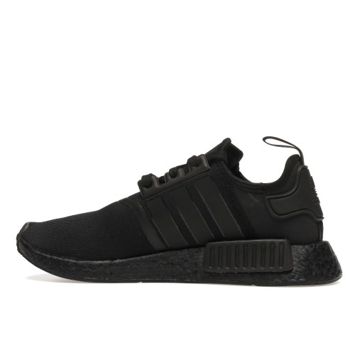 Кроссы adidas NMD R1 Triple Black (2019/2020) - мужская сетка размеров