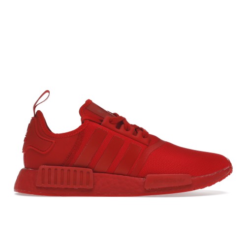 Кроссы adidas NMD R1 Scarlet - мужская сетка размеров