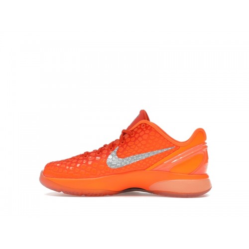 Nike Zoom Kobe 6 GS Total Orange - подростковая сетка размеров