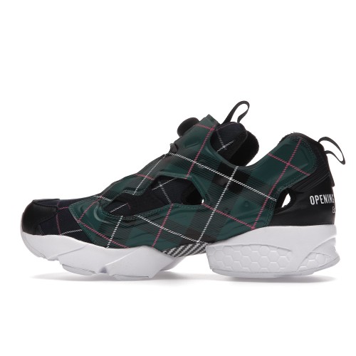 Кроссы Reebok Instapump Fury Opening Ceremony Plaid Green - мужская сетка размеров