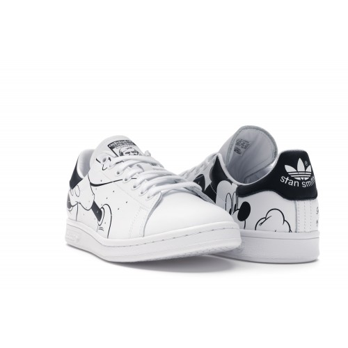 Кроссы adidas Stan Smith Mickey Mouse - мужская сетка размеров