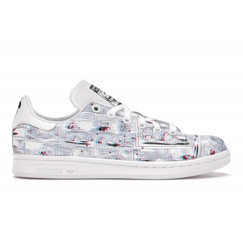 Кроссы adidas Stan Smith Mickey Mouse 3D - мужская сетка размеров