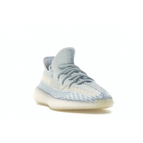 Кроссы adidas Yeezy Boost 350 V2 Cloud White (Non-Reflective) - мужская сетка размеров