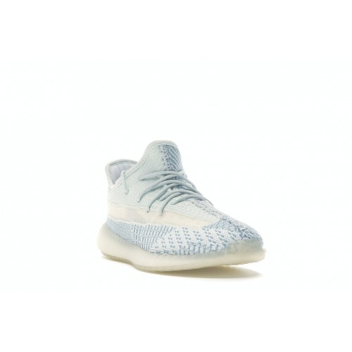 Кроссы adidas Yeezy Boost 350 V2 Cloud White (Kids) - детская сетка размеров