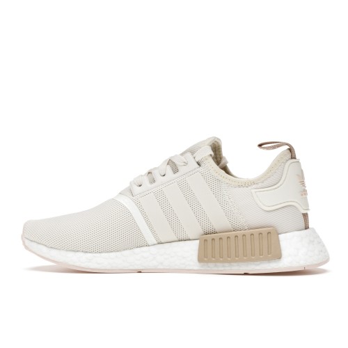 Кроссы adidas NMD R1 Chalk White (W) - женская сетка размеров